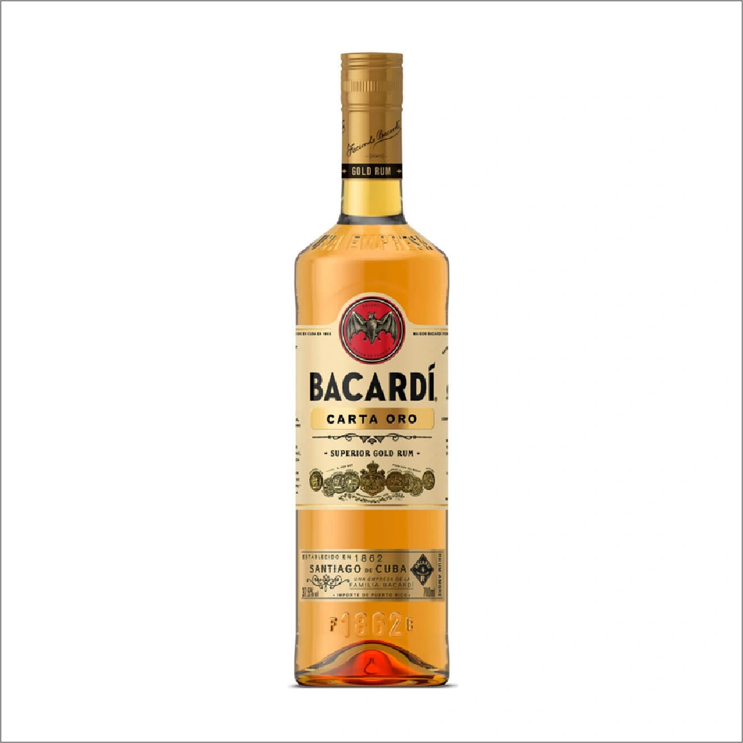 BACARDÍ Carta Oro Golden Rum *75cl - Image 2