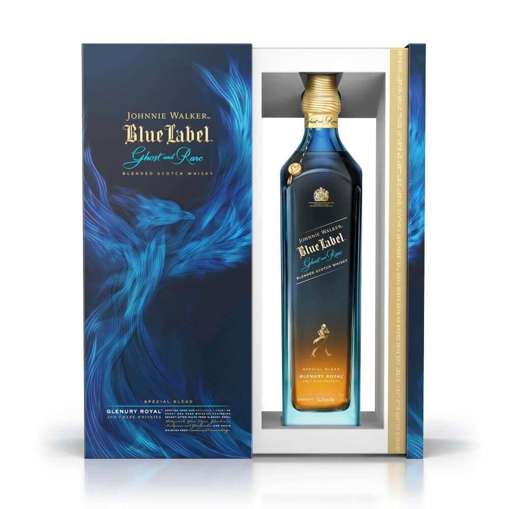 Johnnie-Walker-Blue-Label-Ghost-and-Rare-Case-open